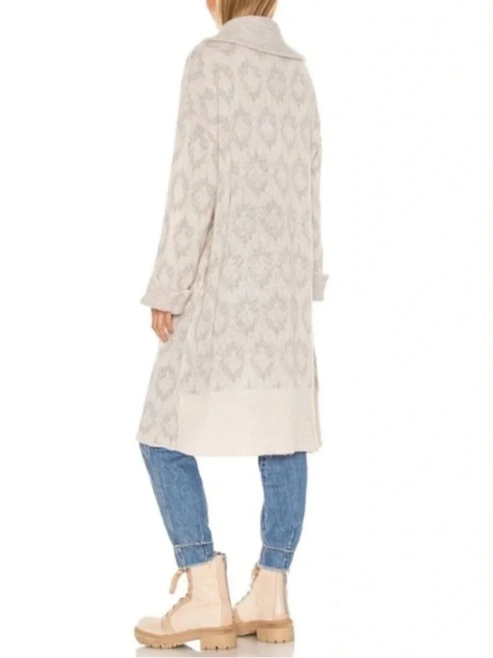 NWOT - Free People - Like a Diamond Sweater Coat in Icy Diamond ❄️
